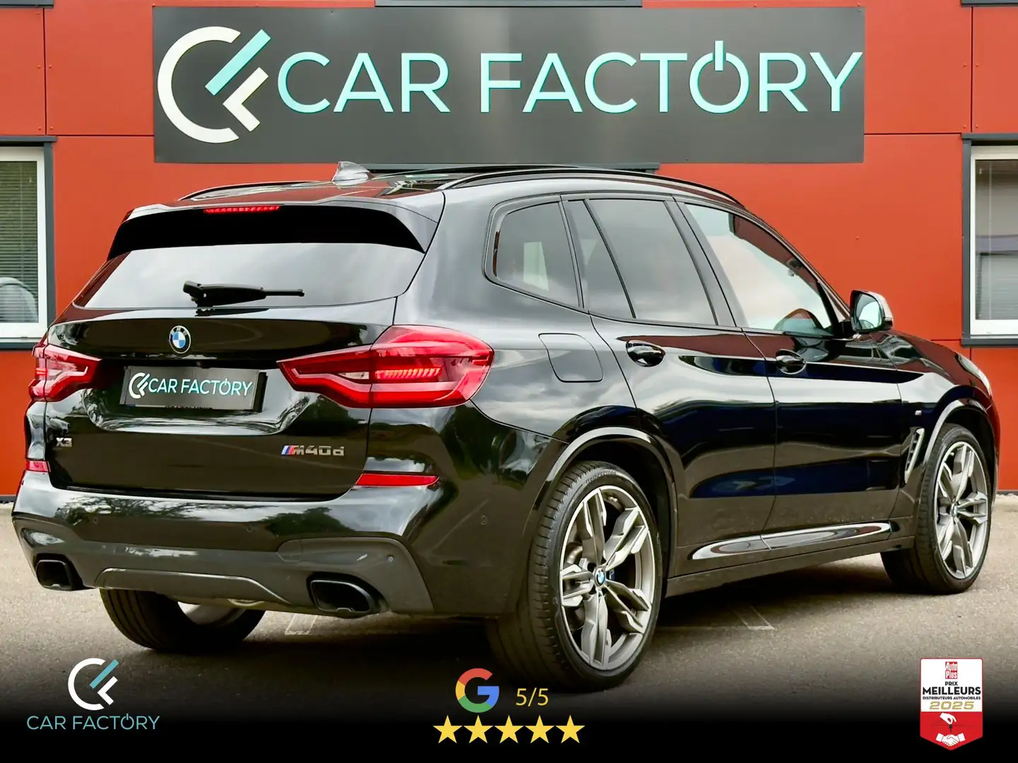 BMW X3 M40D 326 BVA Sport Performance Toit tête haute Att Noir - 2