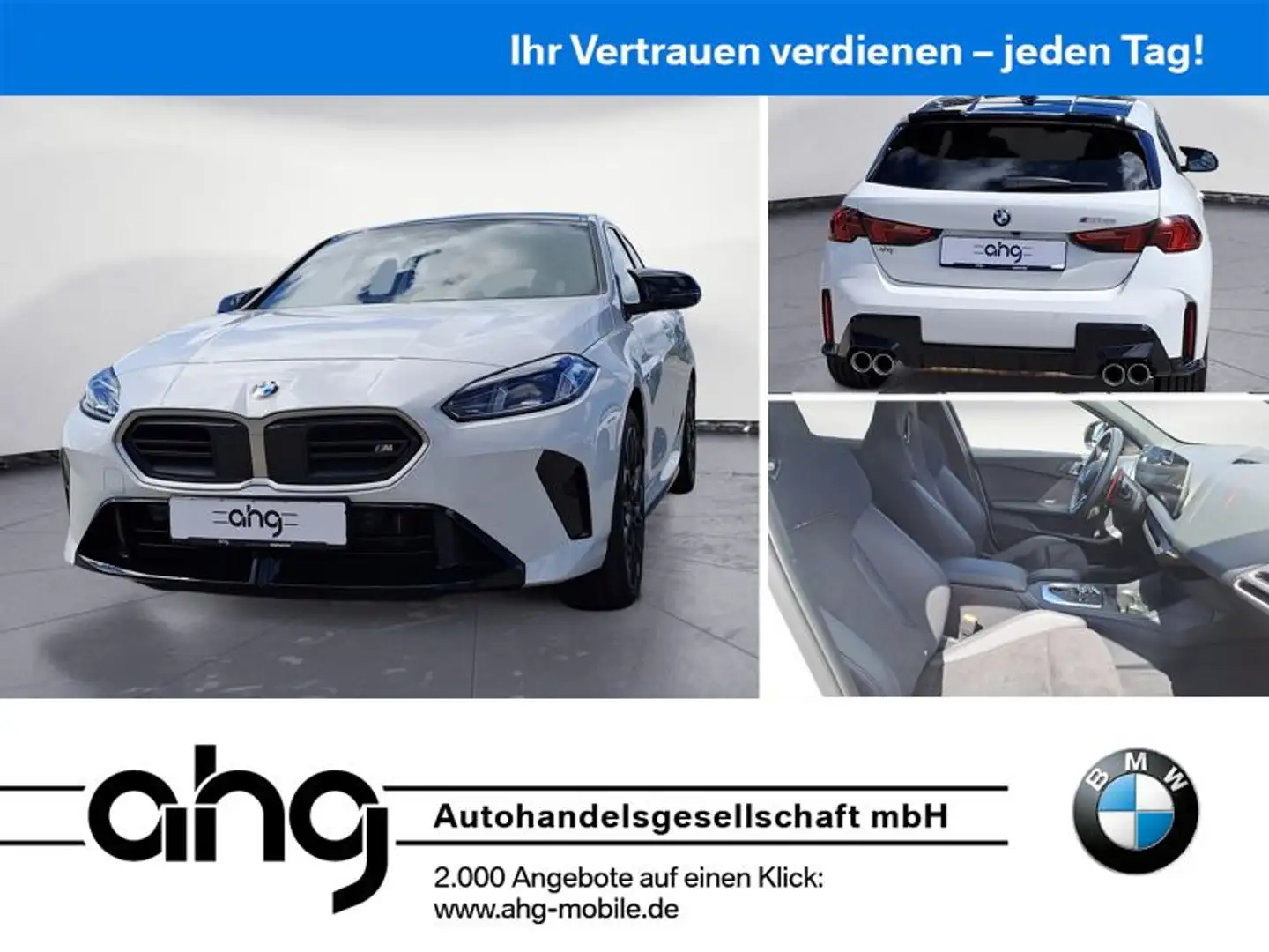 BMW 135 xDrive Klimaaut. Adaptives Fahrwerk Weiß - 1