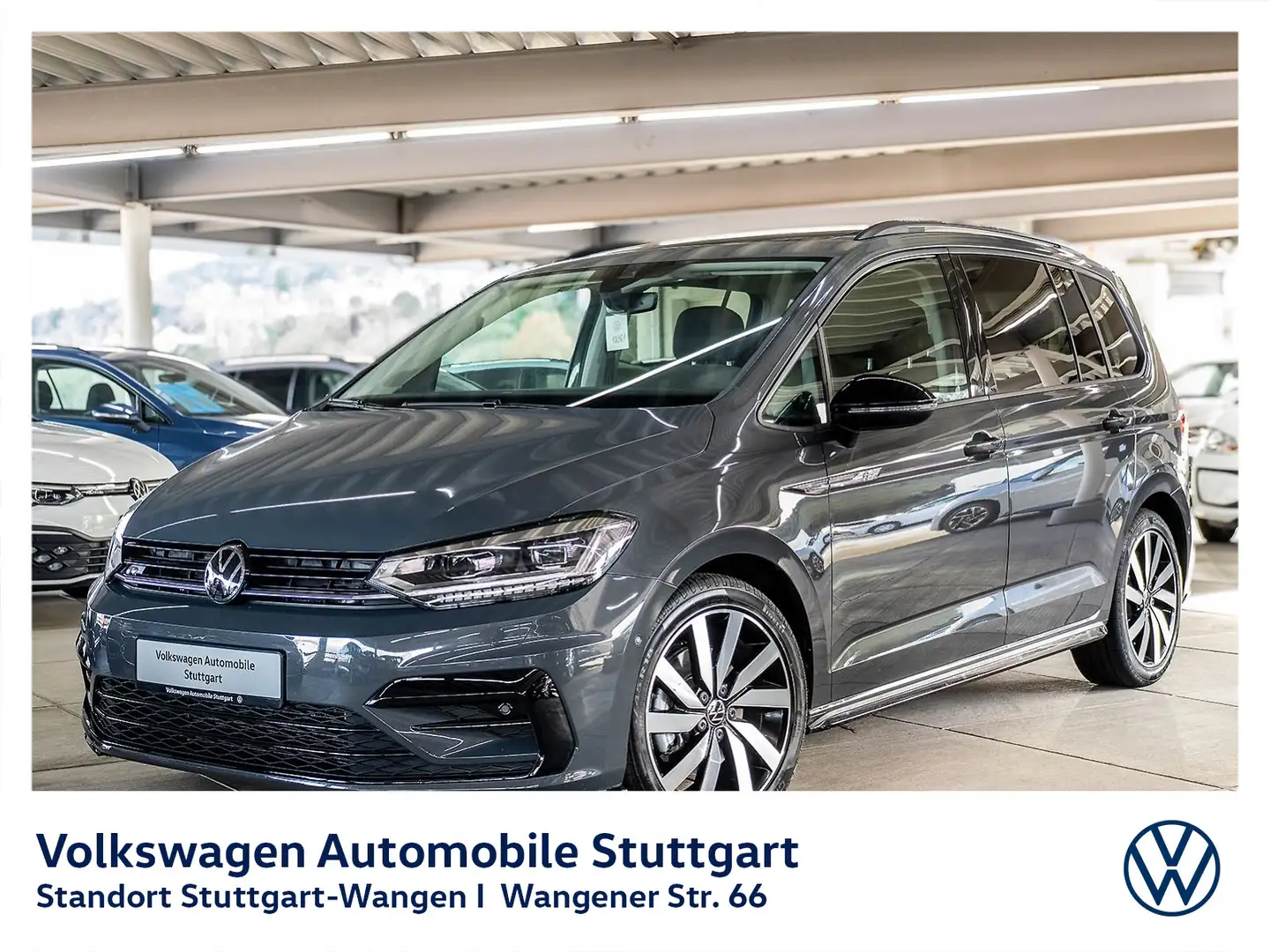 Volkswagen Touran Highline 2.0 TDI DSG Navi Pano Kamera ACC Grau - 1