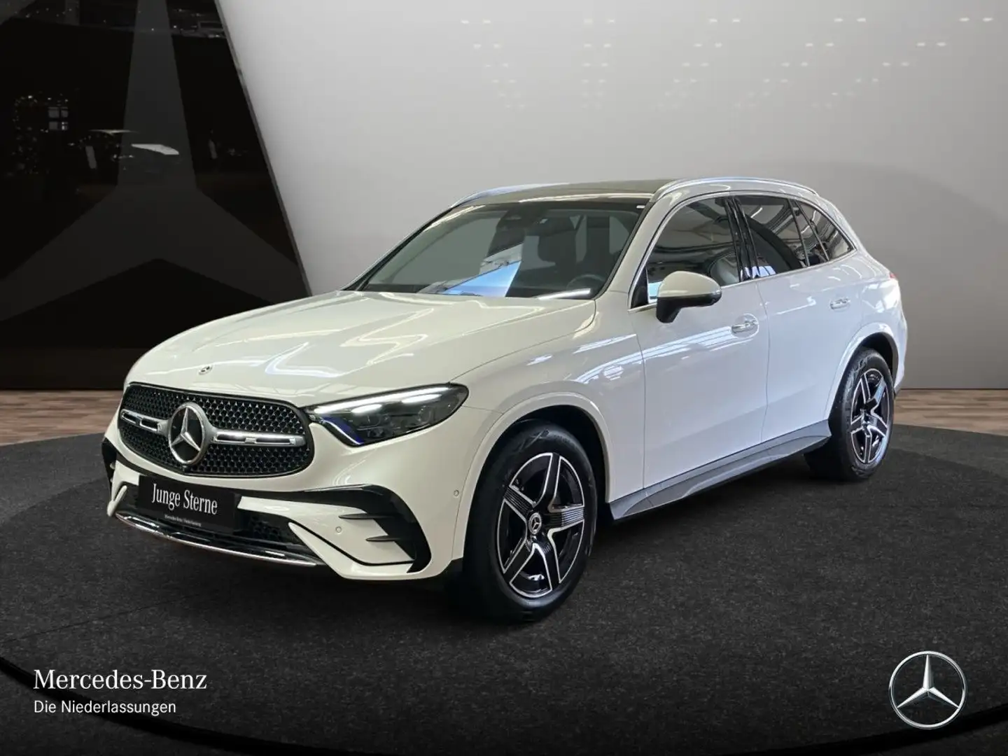 Mercedes-Benz GLC 200 4M AMG+PANO+360+AHK+TOTW+KEYLESS+9G Blanc - 2