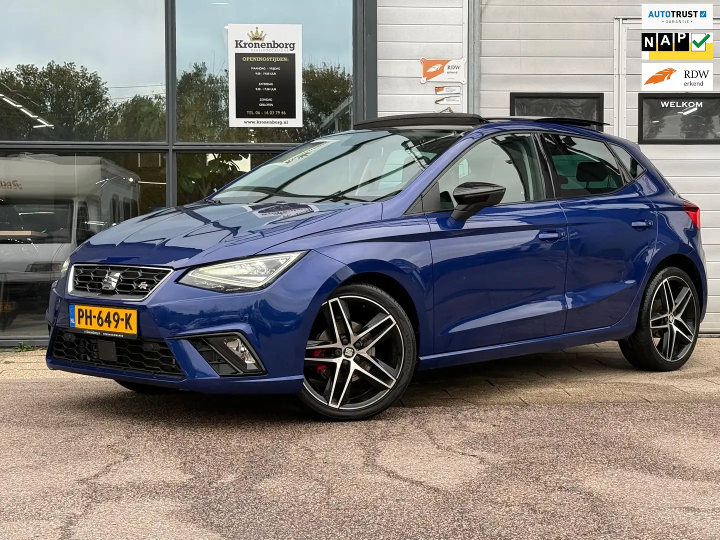 SEAT Ibiza 1.0 TSI FR Business Intense| PANO| CAMERA| CARPLAY Azul - 1