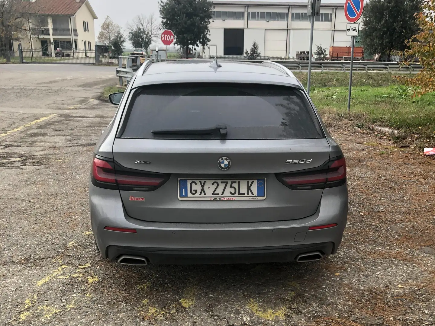 BMW 520 520 Touring Msport Xdrive Argento - 1