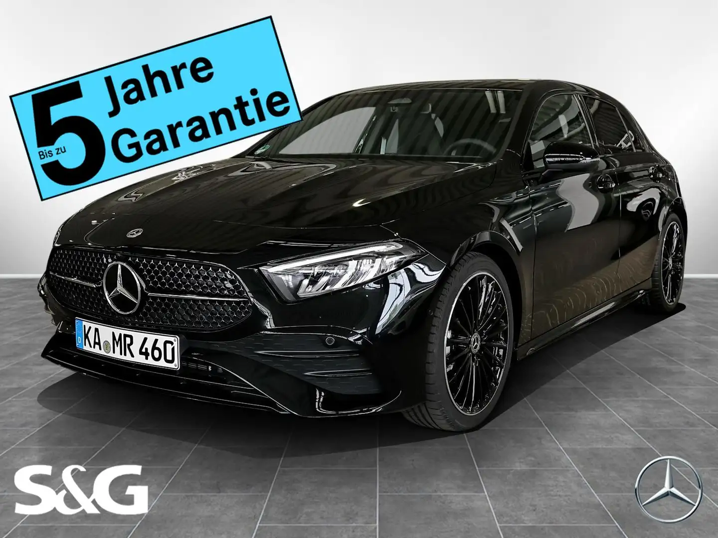 Mercedes-Benz A 200 AMG Distronic+RüKam+LED+Pano+HuD+Standhzg Negru - 1