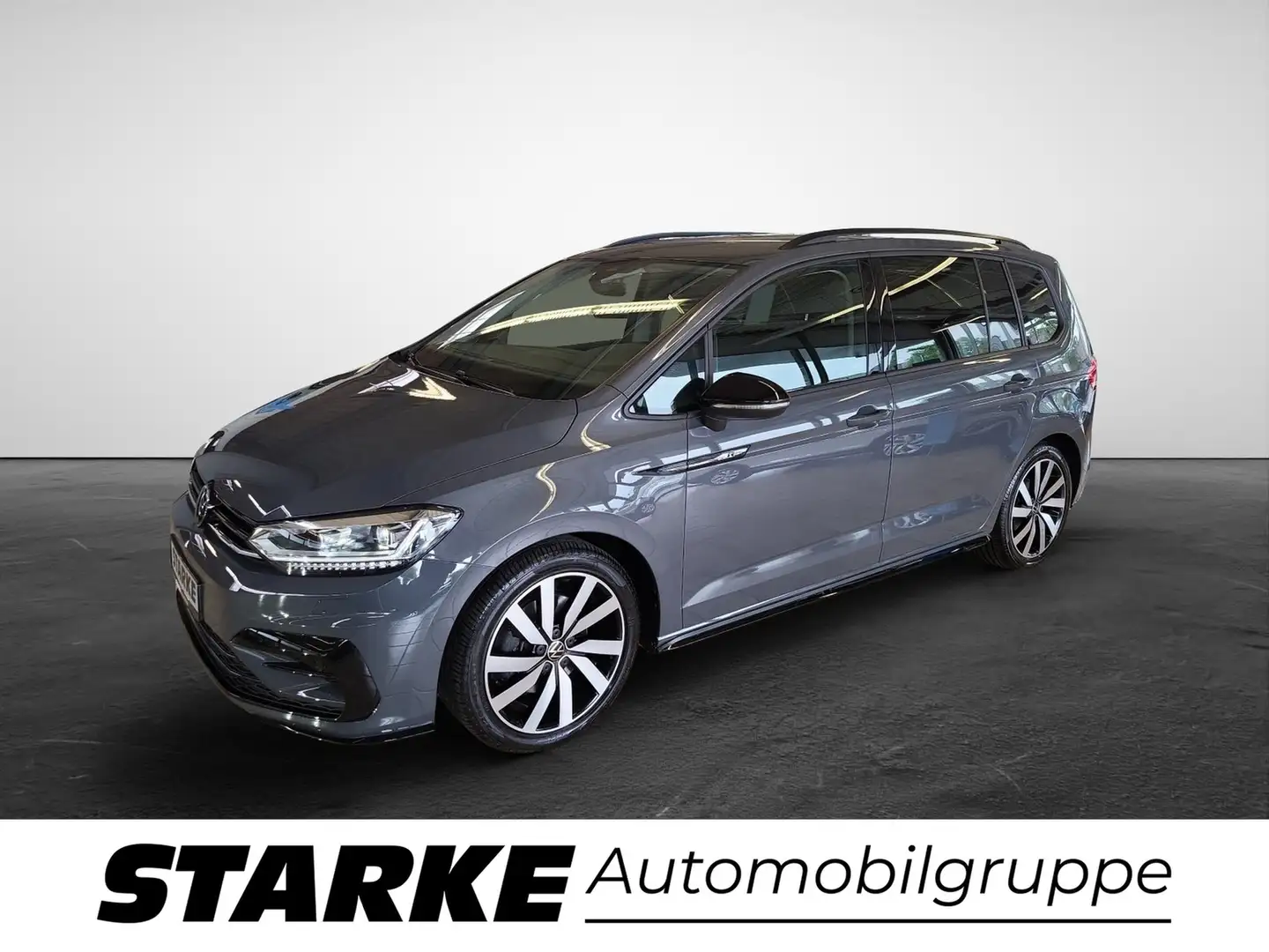 Volkswagen Touran 2.0 TDI DSG R-Line AHK Navi LED Digital Cockpit... Zwart - 2