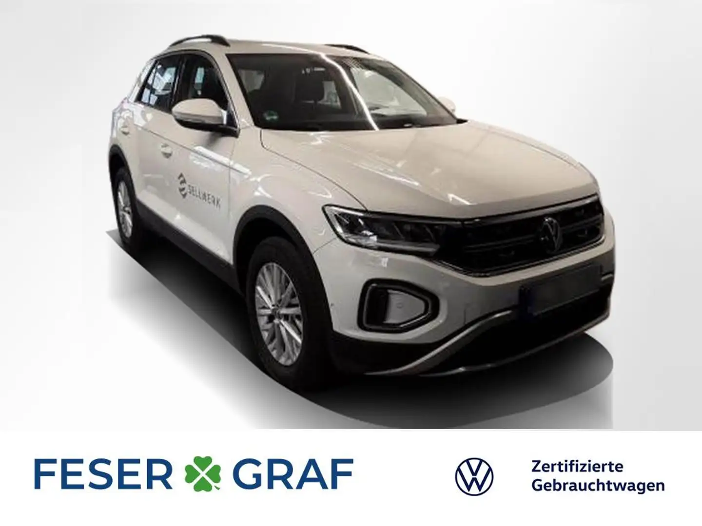 Volkswagen T-Roc Life 2.0 TDI DSG Navi LED ACC SiHz ParkAssist Blanco - 1