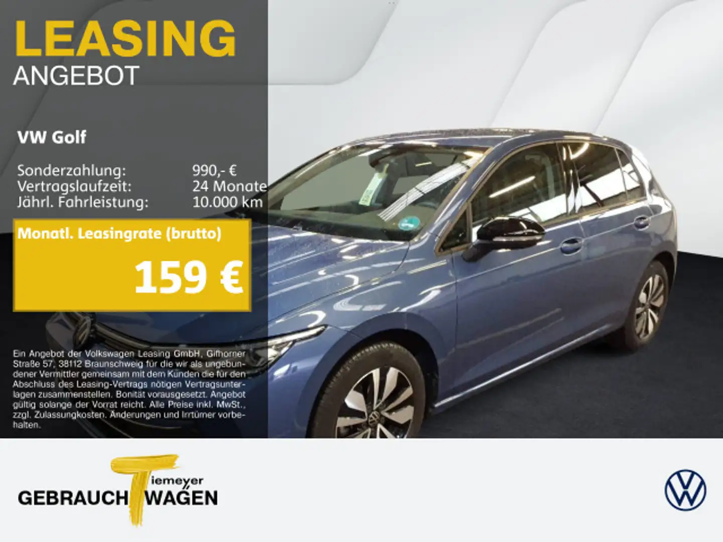 Volkswagen Golf 1.5 TSI GOAL LED+ AHK NAVI PRIVACY Blau - 1