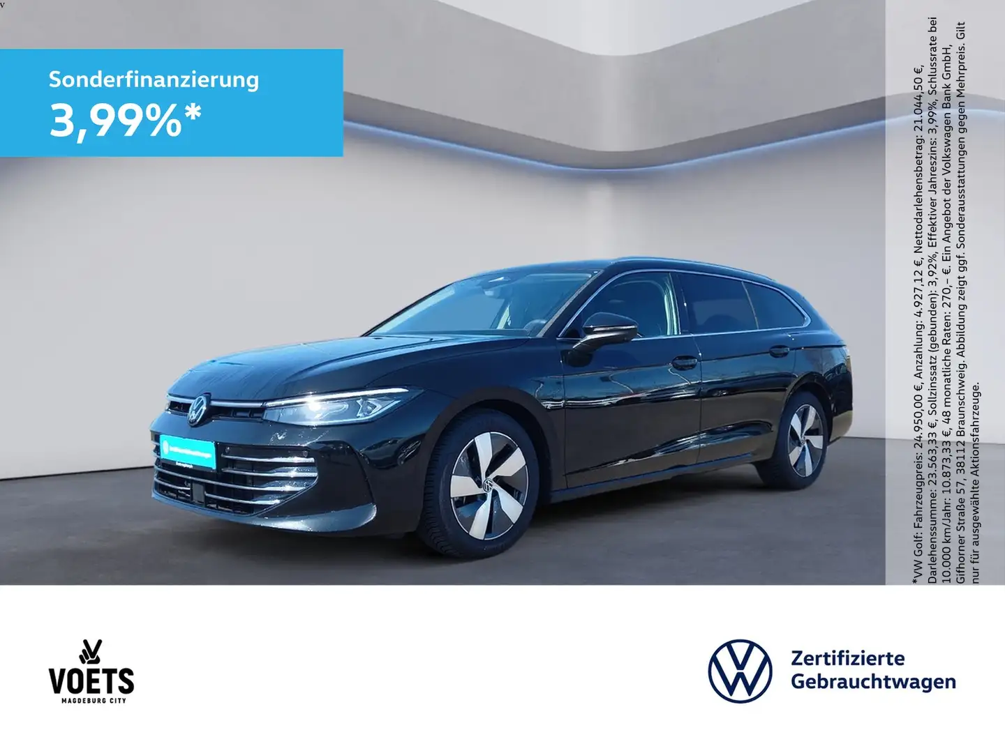 Volkswagen Passat Variant 2,0 TDI Elegance DSG+KAM+AHK+IQ-LIGHT Noir - 1