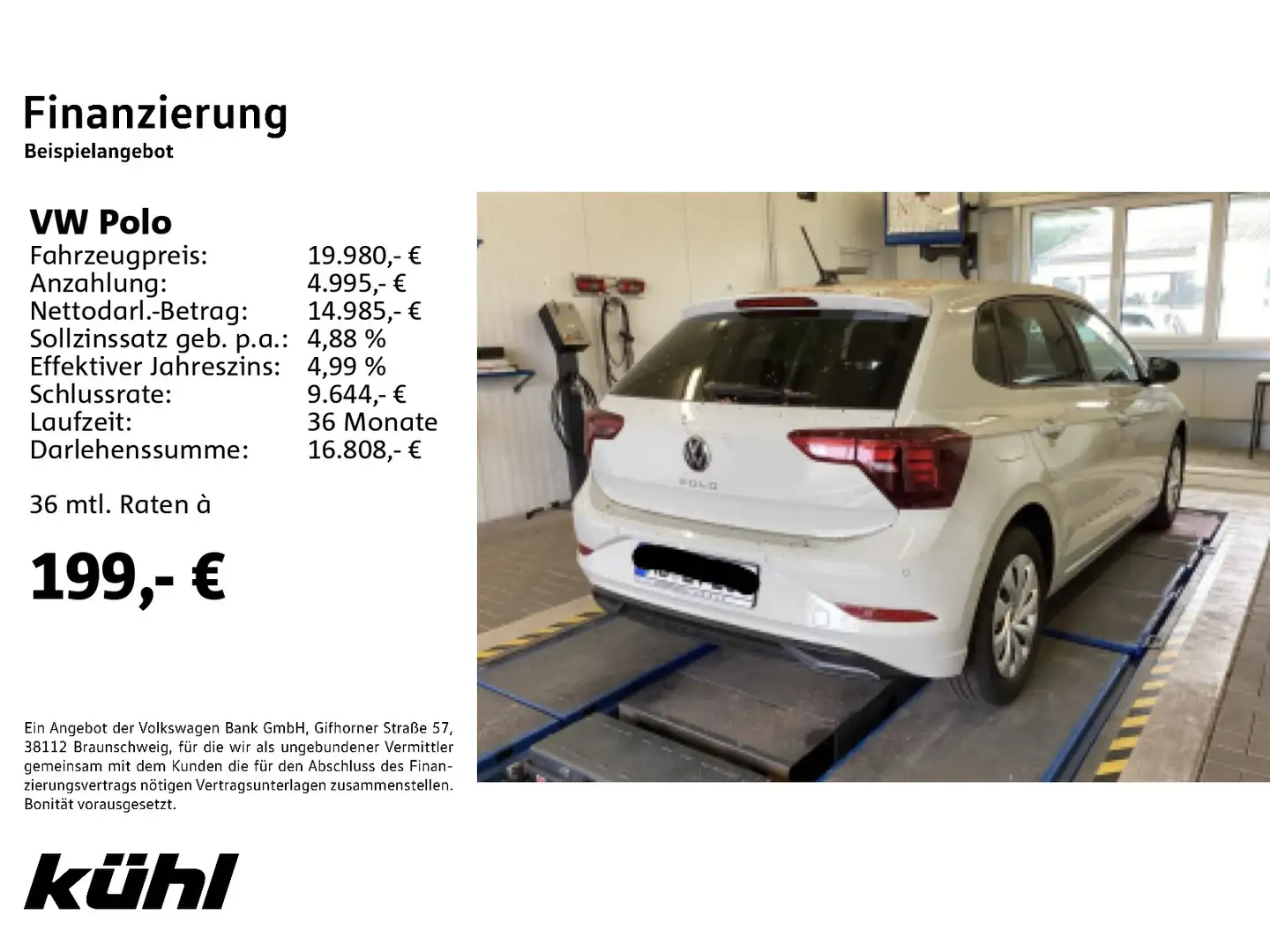 Volkswagen Polo VI 6 1.0 TSI Life LED ACC Kamera App Navi Grijs - 2