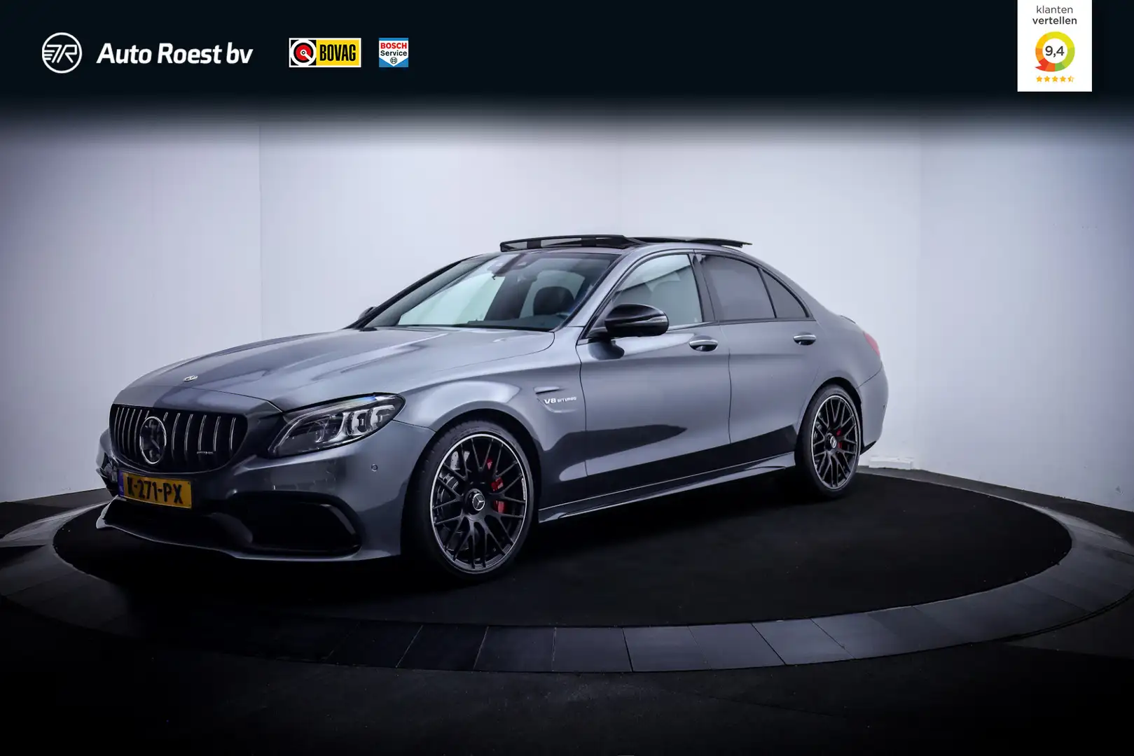 Mercedes-Benz C 63 AMG S Premium Plus Pack DEALER OH | PANO | MATRIX LED Grijs - 1