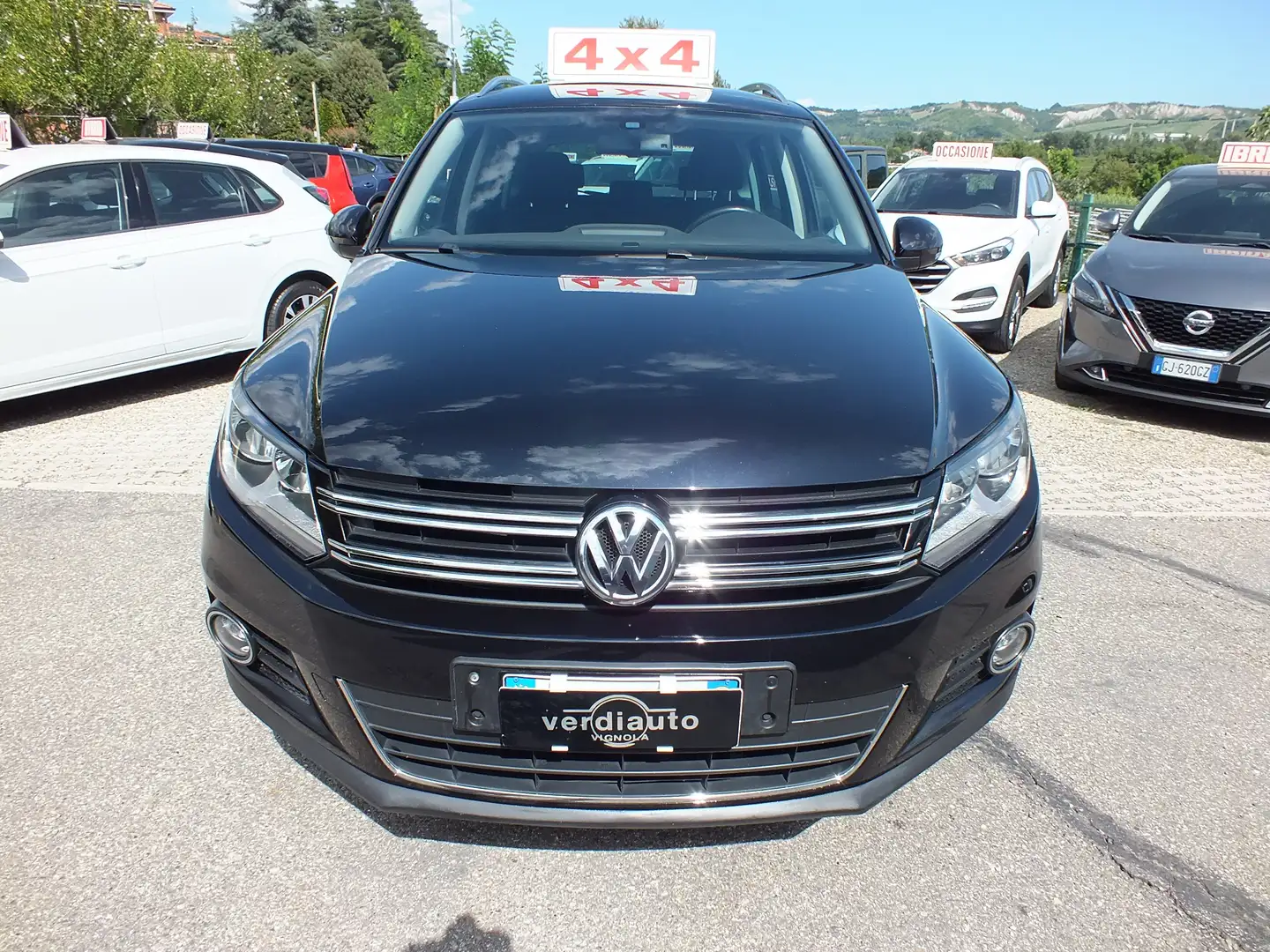 Volkswagen Tiguan 2.0 TDI 150 CV -4X4 -AUTOMATICA-EURO 6- OTTIMA Nero - 2