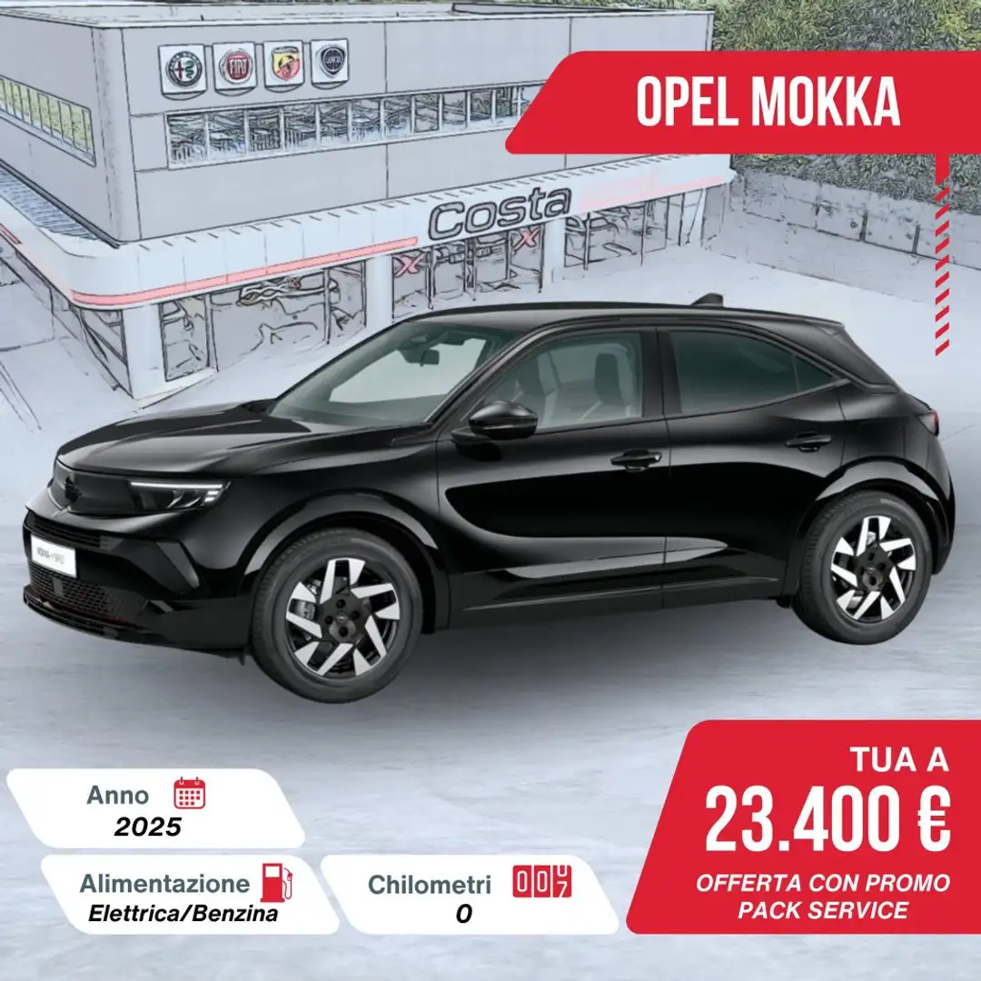 Opel Mokka Hybrid 145 CV DCT6 GS Nero - 1