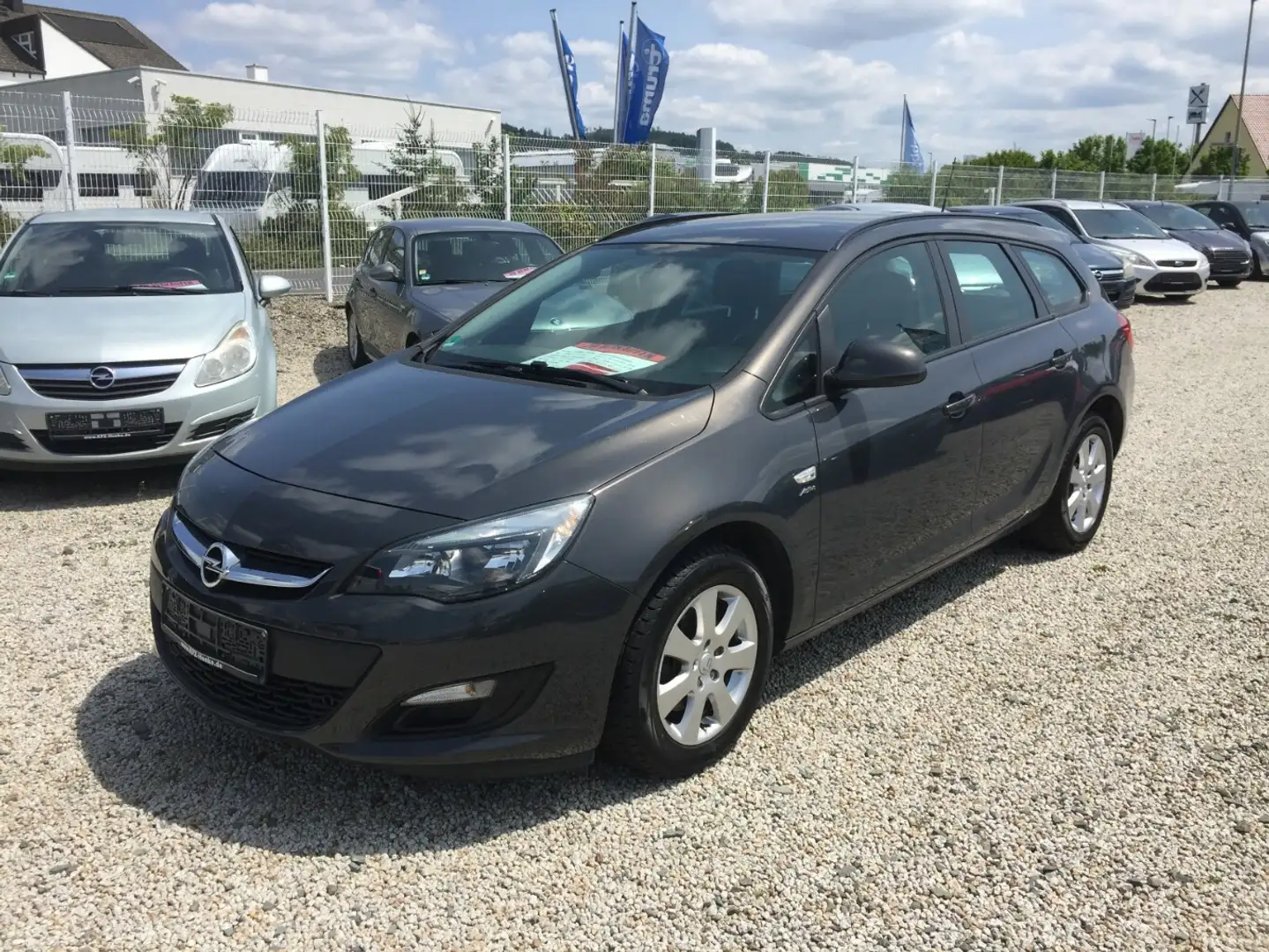 Opel Astra Sport,Kllimaaut.,Alu,Temp.,AHK.,usw.! Gris - 1