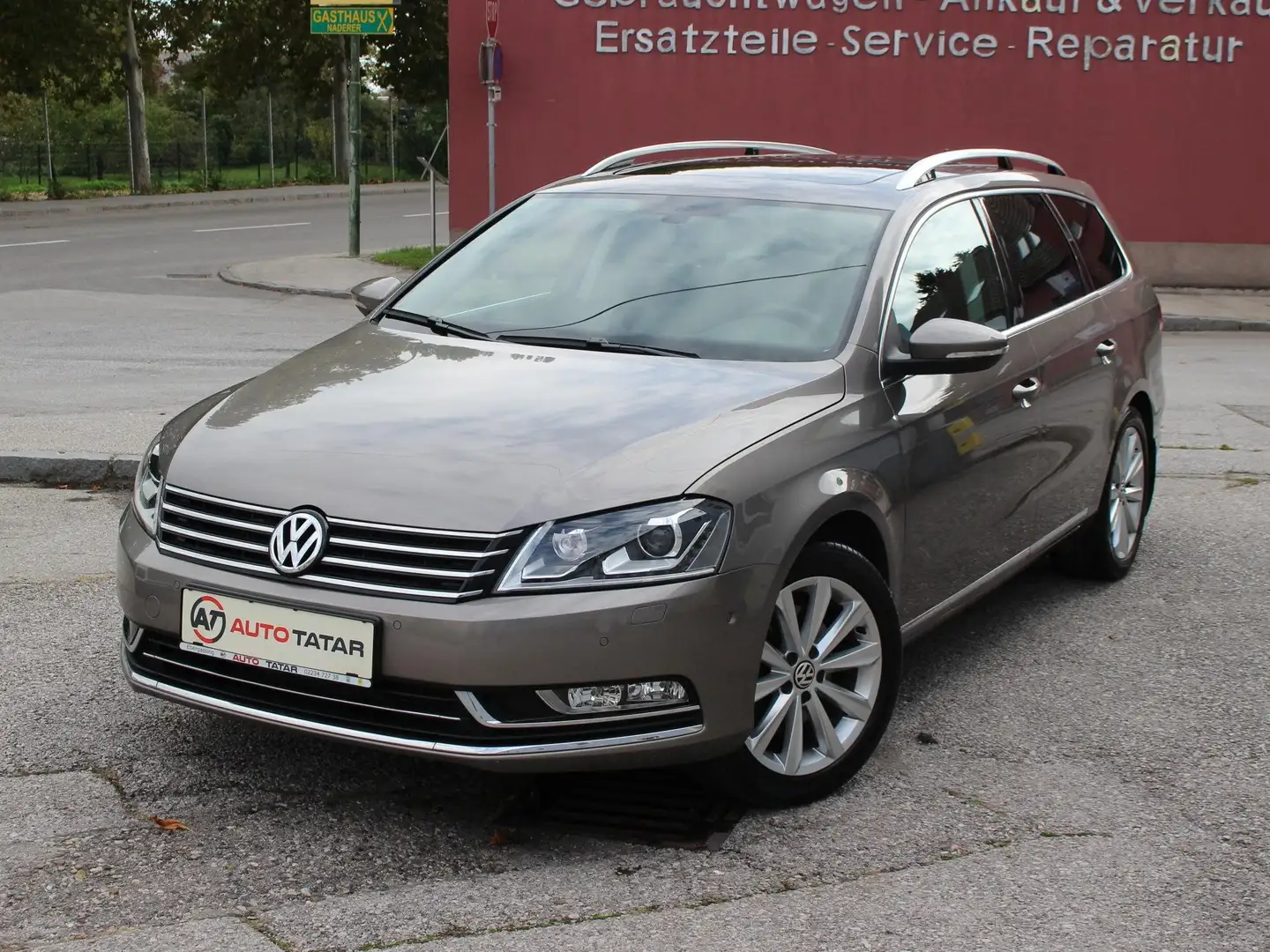 Volkswagen Passat Variant Highline BlueMotion 4Motion-Erstbesitz-107000,Km! Braun - 1