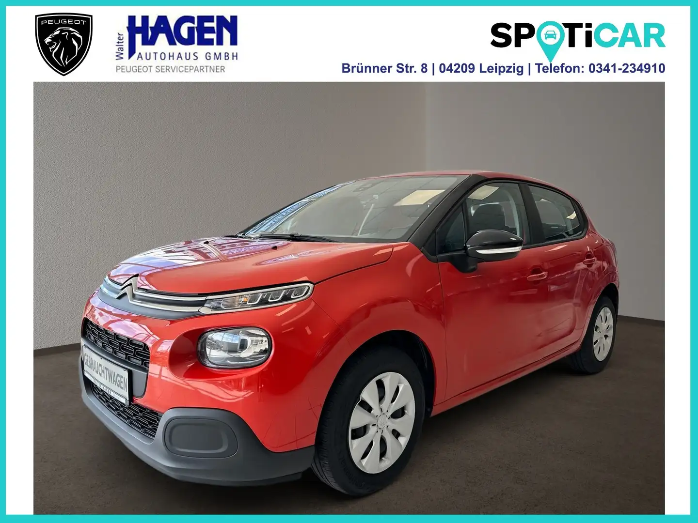 Citroen C3 Feel 1.2 82 PureTech Sitzheizung / Klimaautomatik Orange - 1