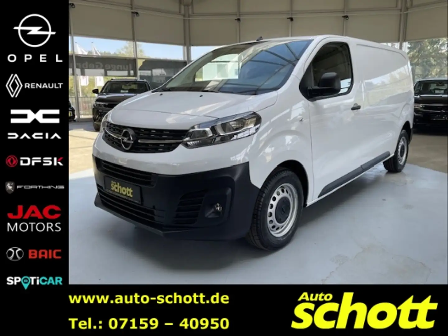 Opel Vivaro Kasten Edition M D EU6e Cargo M, 2.0 Diesel Blanc - 1
