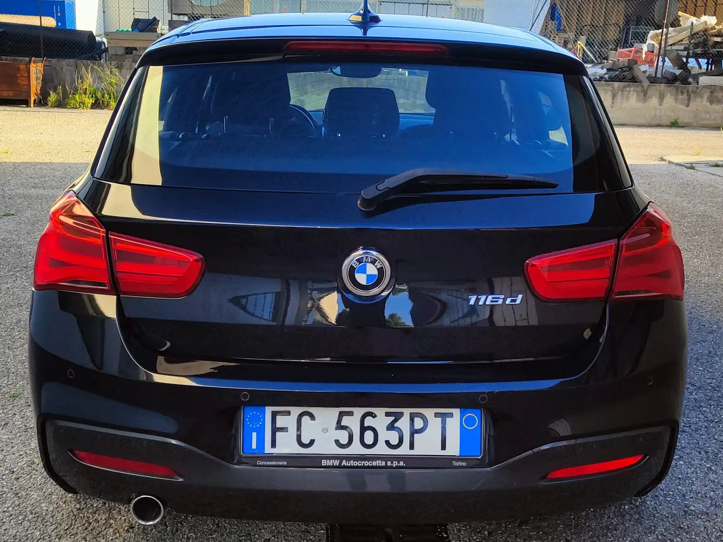 BMW 116 Serie 1 F/20-21 2015 116d Sport 5p Nero - 2