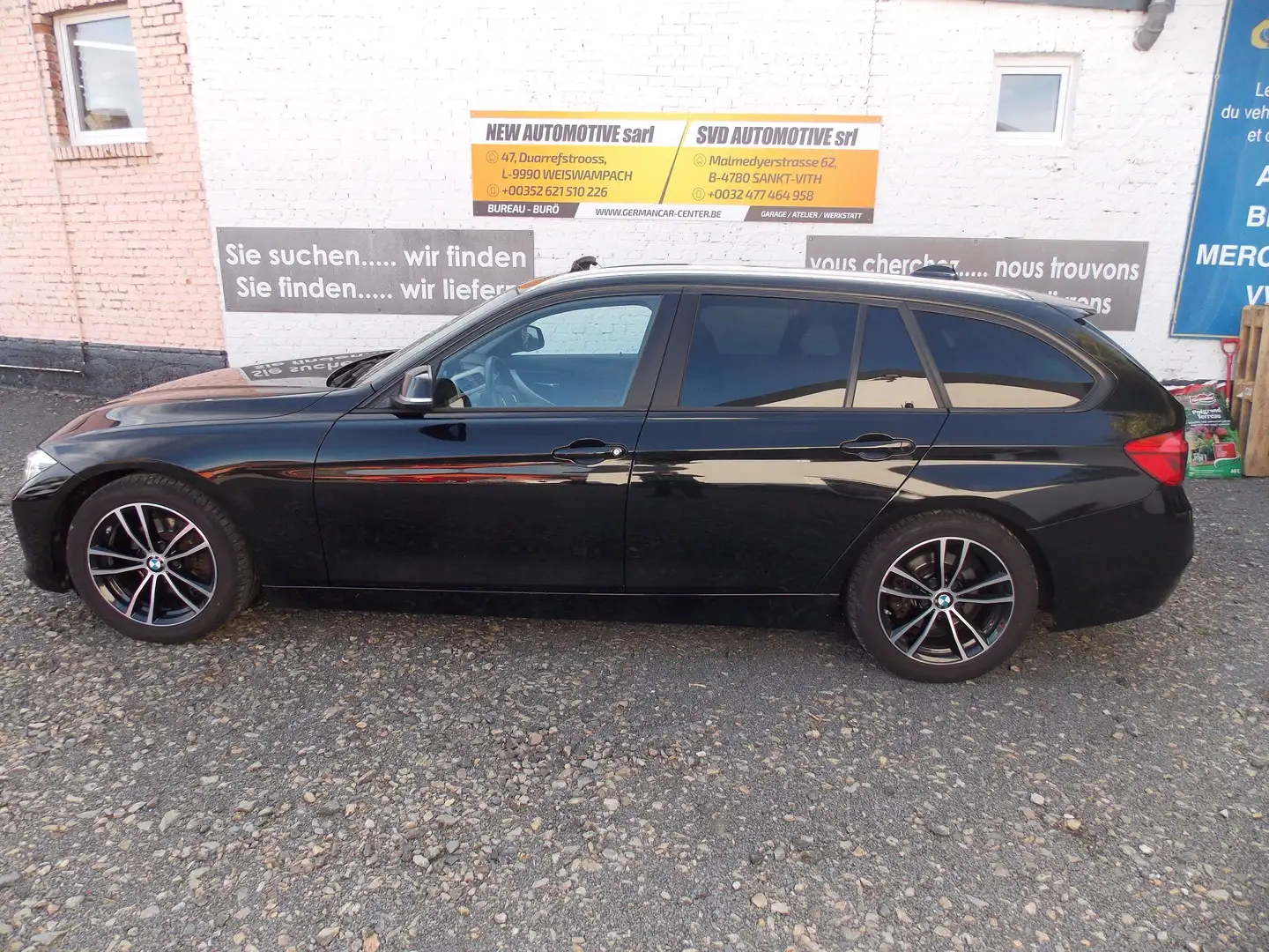 BMW 318 318d Touring Aut. Sport Line Noir - 2