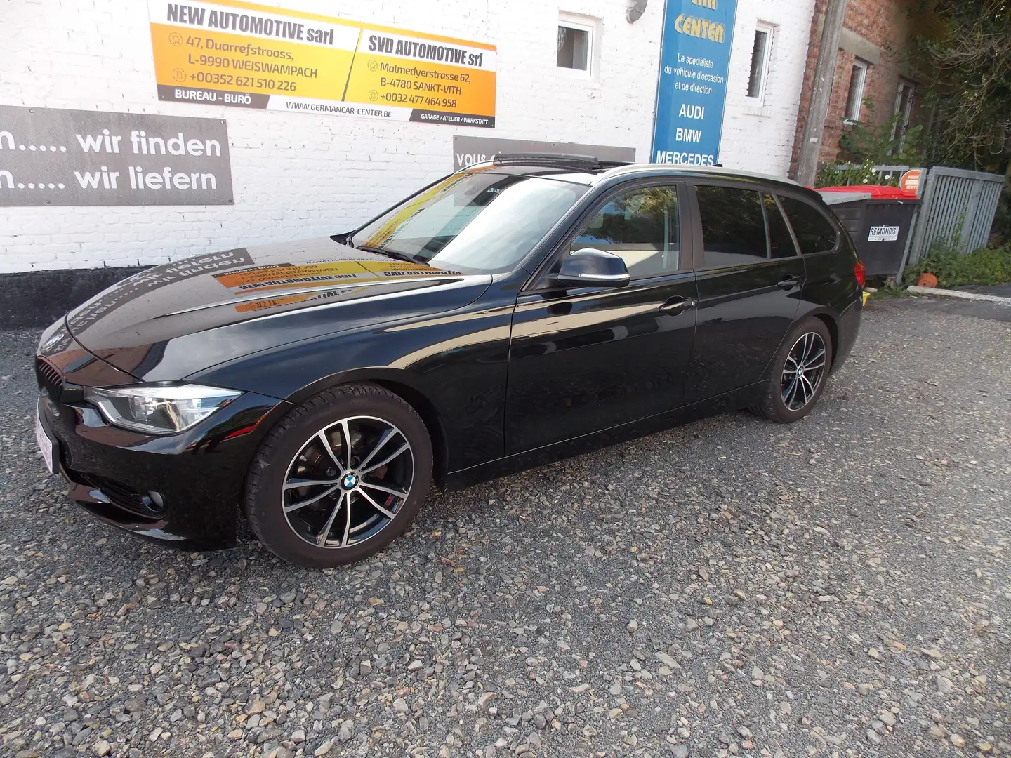 BMW 318 318d Touring Aut. Sport Line Noir - 1