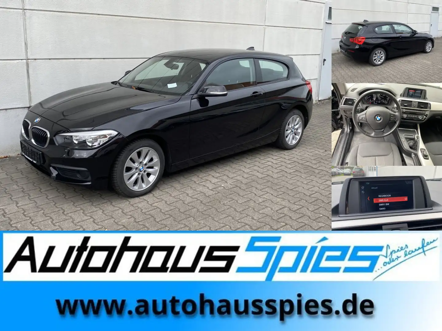 BMW 118 i Zwart - 1