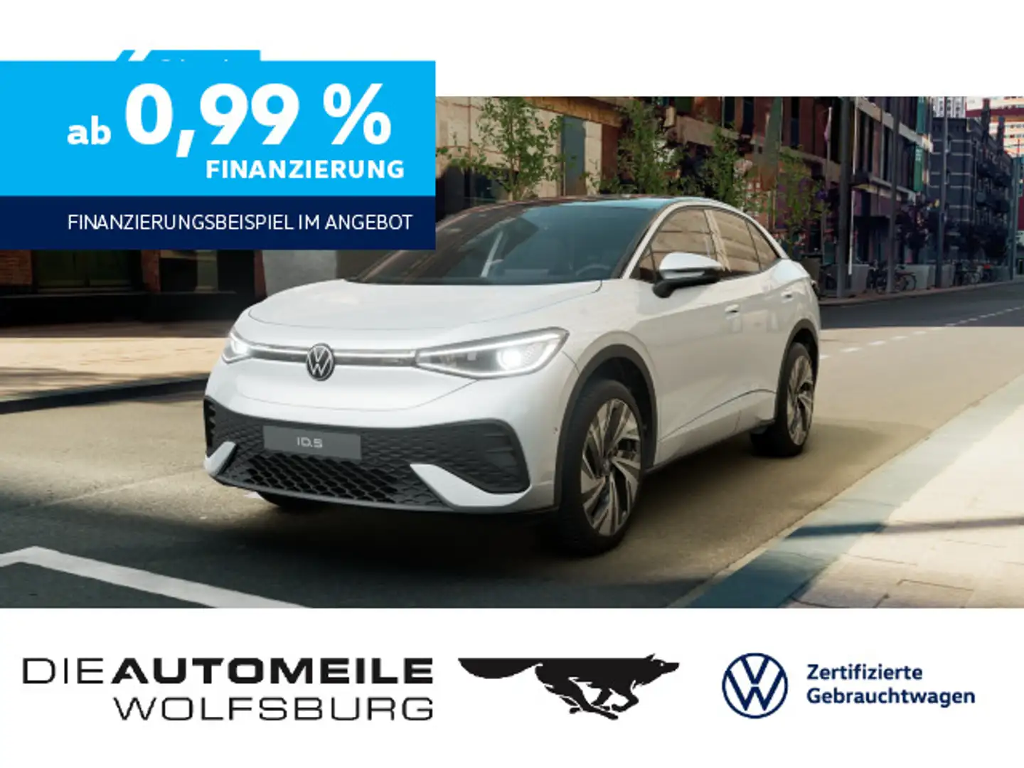 Volkswagen ID.5 Pro Pro HeadUp/Matrix/H+K/AHK Weiß - 1
