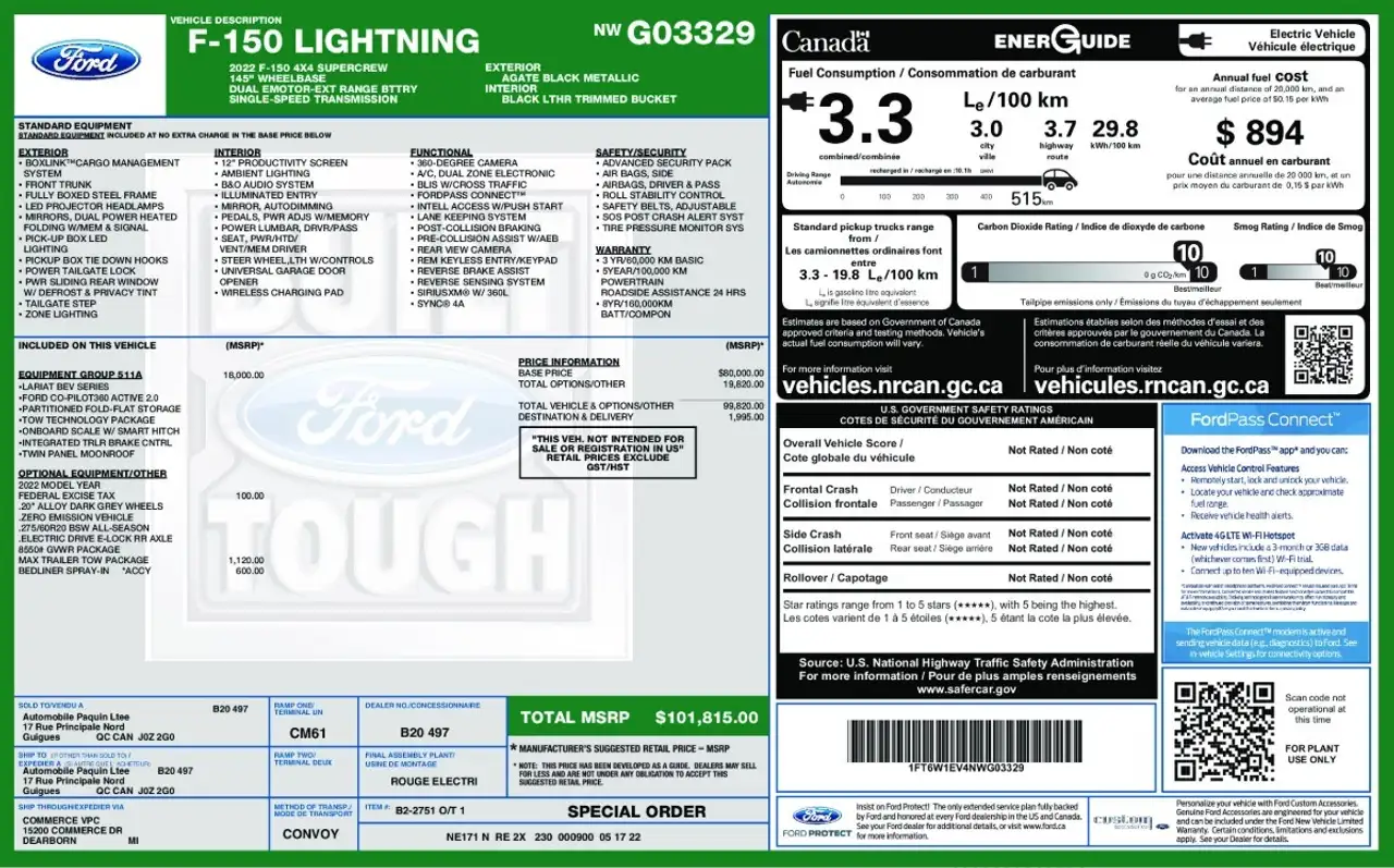 Ford F 150 Lightning снимка Ford F 150 Lightning