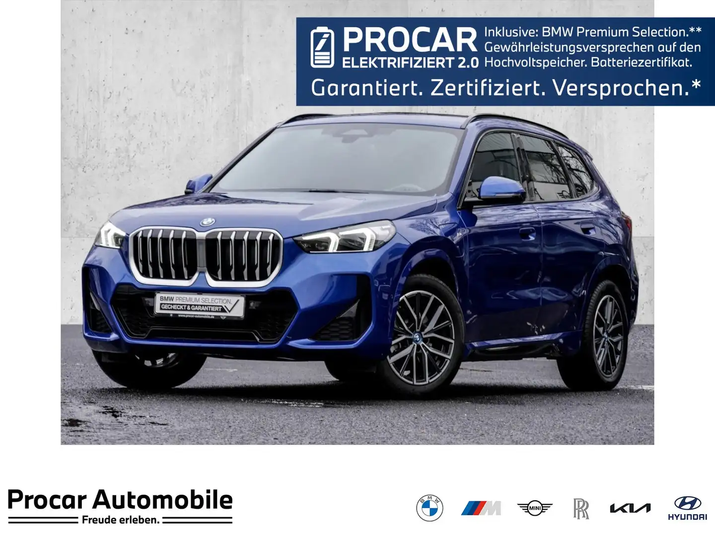 BMW X1 xDrive25e M SPORT+ADAPT.LED+PA+SHZ+KOMFORTZG Blau - 1