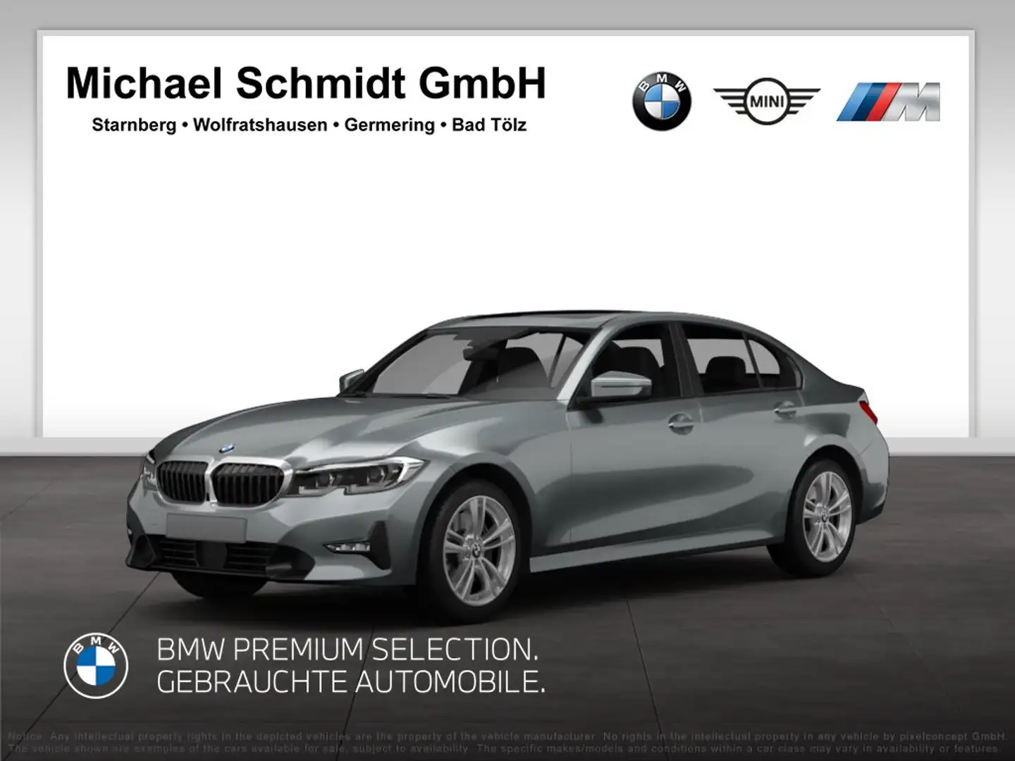 BMW 320 d xDrive Limousine 466€ netto/mtl*M Sportpaket*ACC Grau - 1