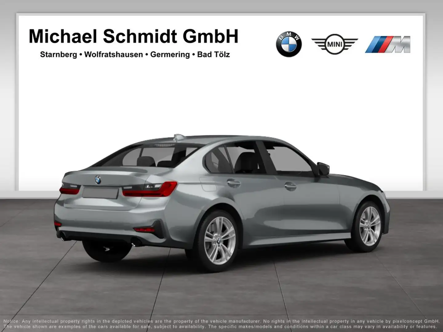 BMW 320 d xDrive Limousine 466€ netto/mtl*M Sportpaket*ACC Grau - 2