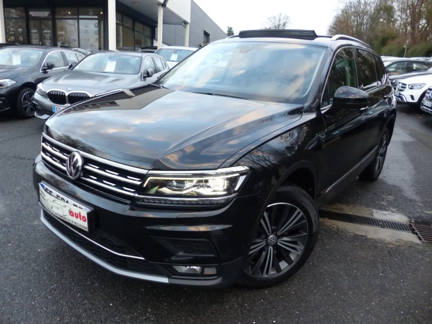 Volkswagen Tiguan Allspace 2.0 TDI 150CH CARAT EXCLUSIVE DSG7 EURO6D-T Schwarz - 1