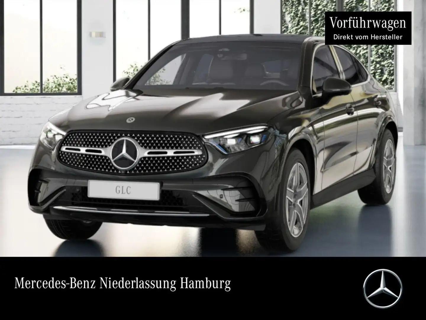 Mercedes-Benz GLC 200 4M AMG+PANO+360+AHK+TOTW+KEYLESS+9G Grau - 1