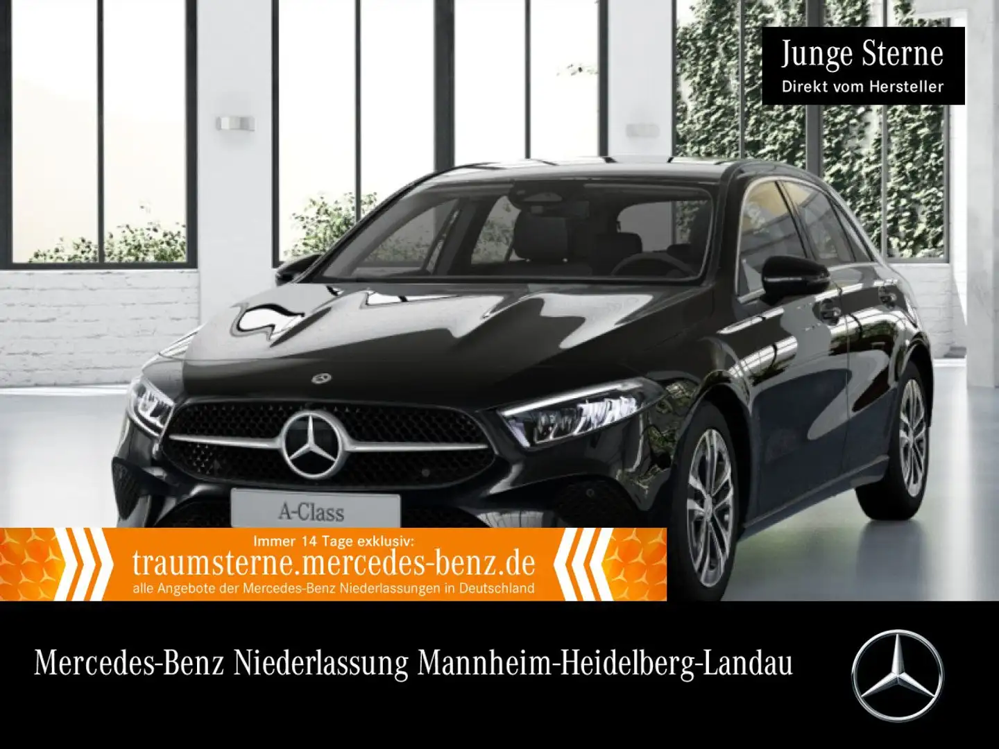 Mercedes-Benz A 180 PROGRESSIVE+LED+STHZG+KAMERA+7G Schwarz - 1