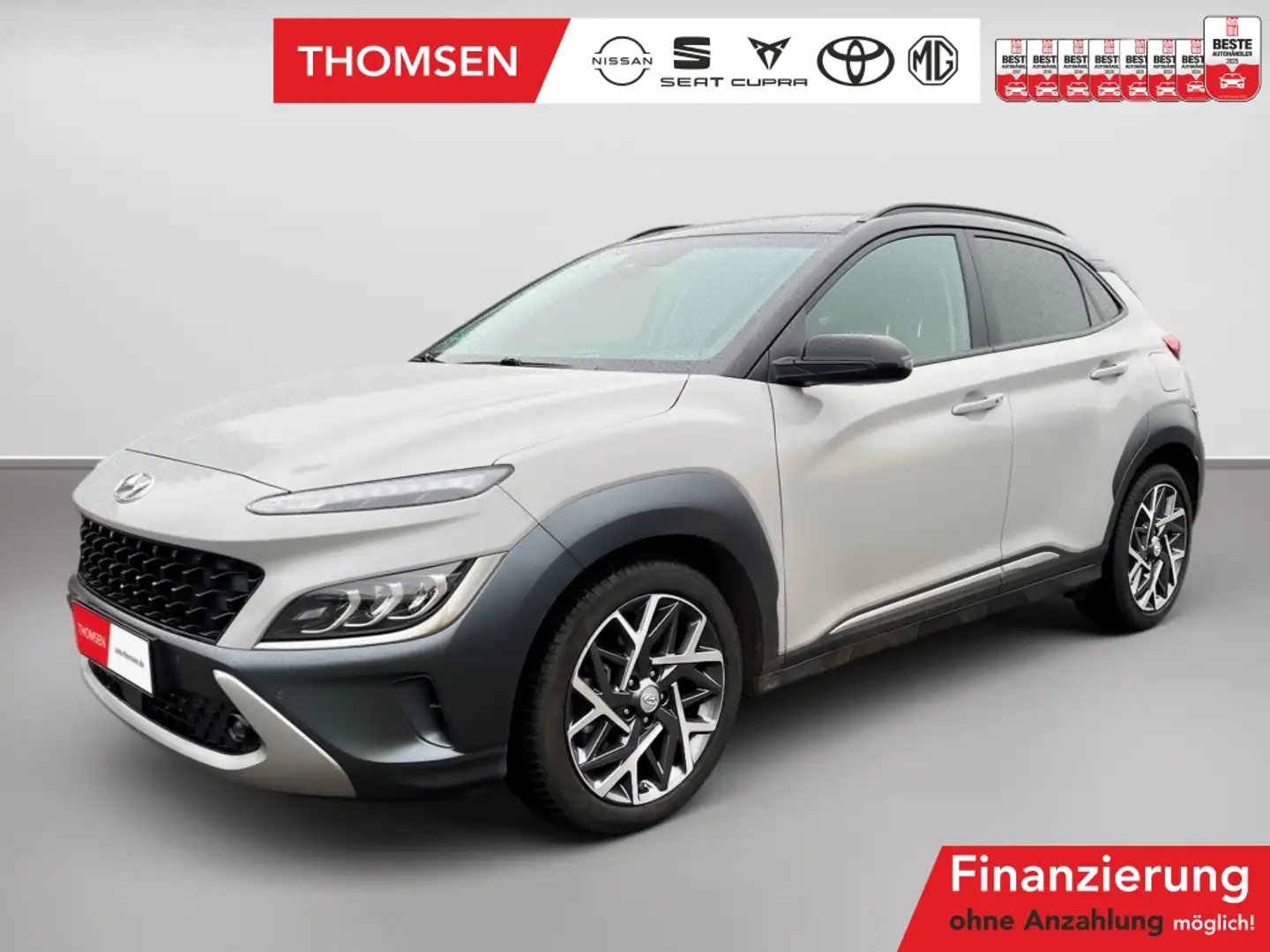 Hyundai KONA 1.6 GDI Prime DSG+ACC+AUT+LED+Navi+Virtual Grau - 1