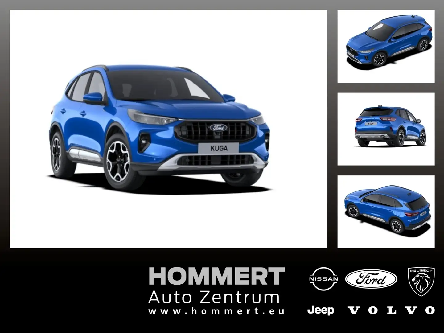 Ford Kuga Active 2.5l Hybrid NAVI*LED*4XSHZ*KLIMAAUT Bleu - 1