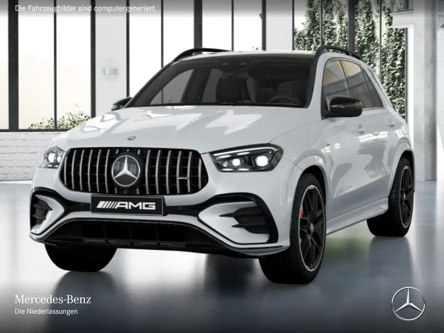 Mercedes-Benz GLE 53 AMG GLE 53 HYBRID 4M NIGHT+PANO+360+AHK+MULTIBEAM+22" Weiß - 2