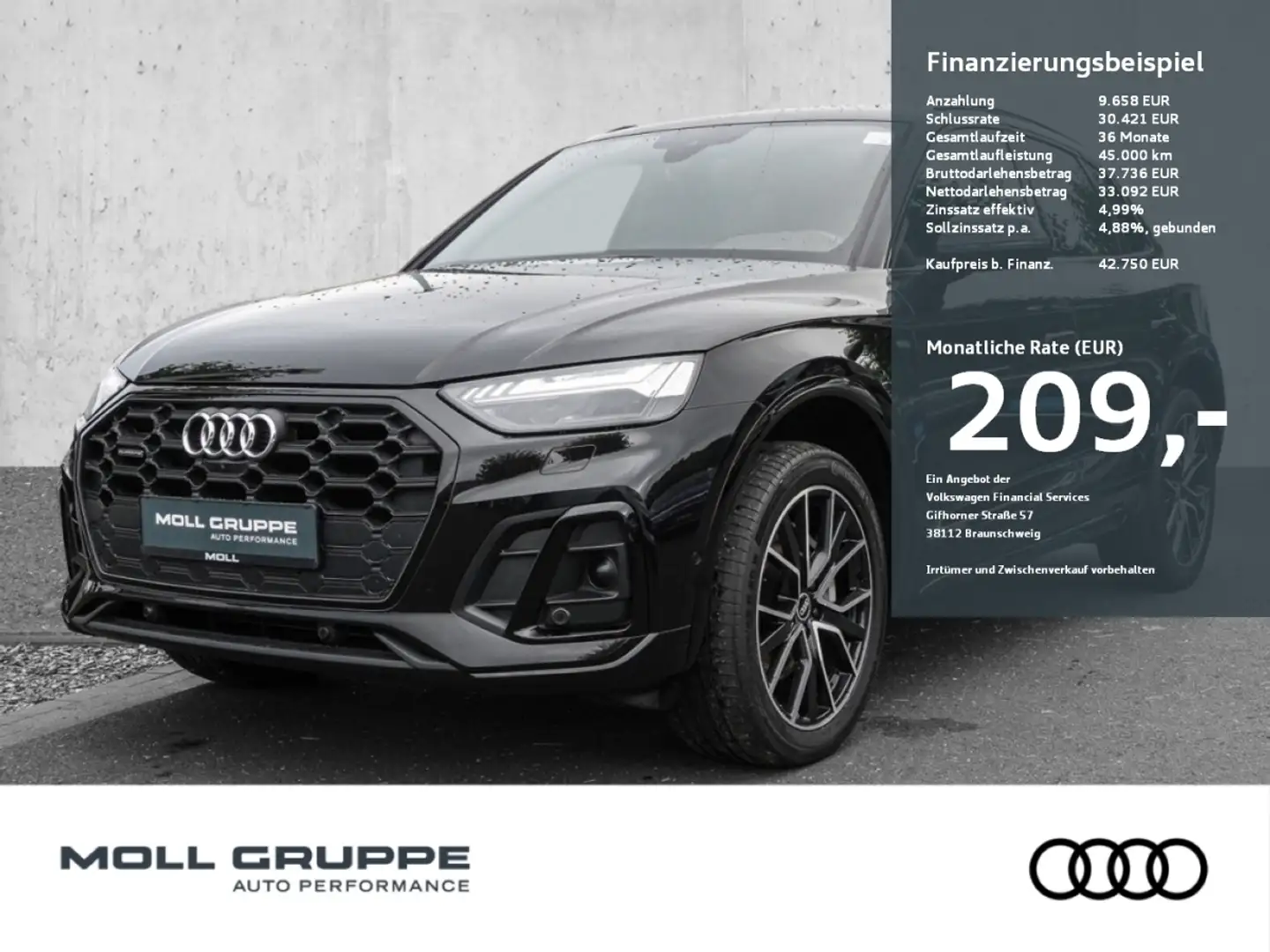 Audi Q5 SUV S line 50 TDI quattro 210(286)  tiptronic Pano Negru - 1