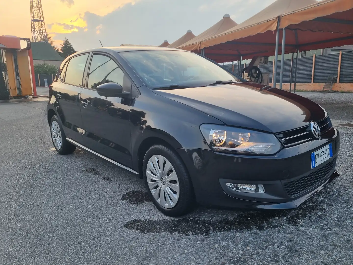 Volkswagen Polo Polo V 2009 5p 1.2 tdi Comfortline Noir - 1