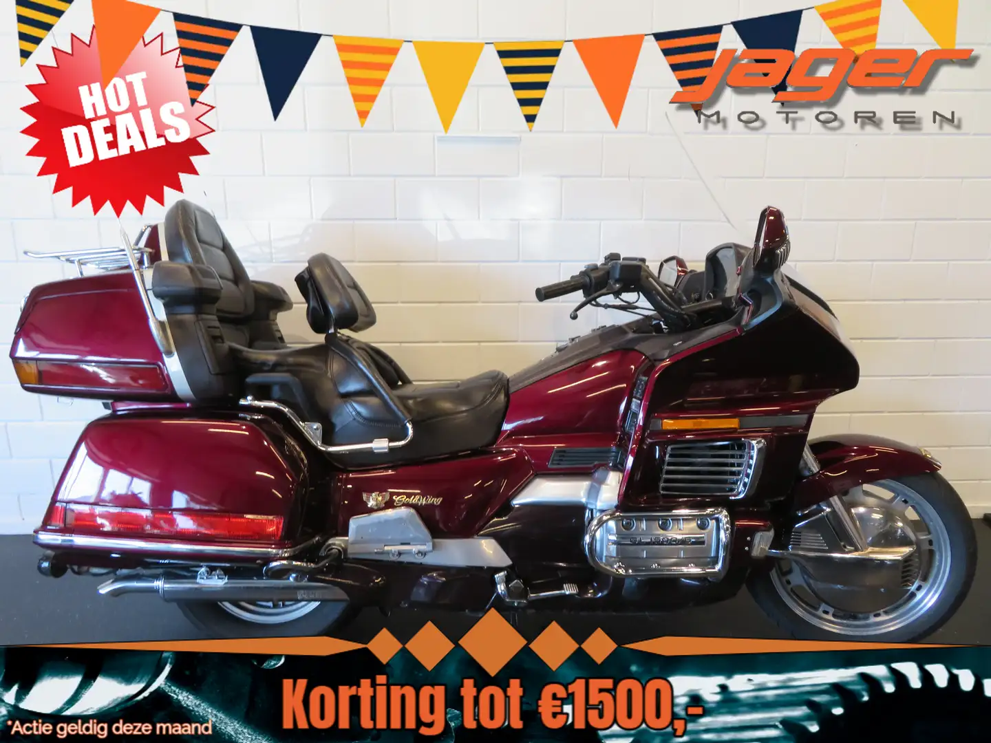 Honda GL 1500 GOLDWING ZEER FRAAI EN VOL! Rood - 1