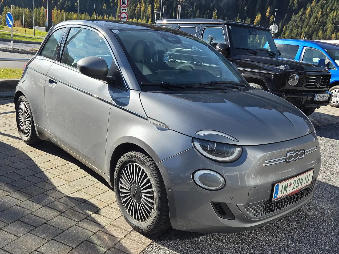 Fiat 500e La Prima 42 kw Silber - 1