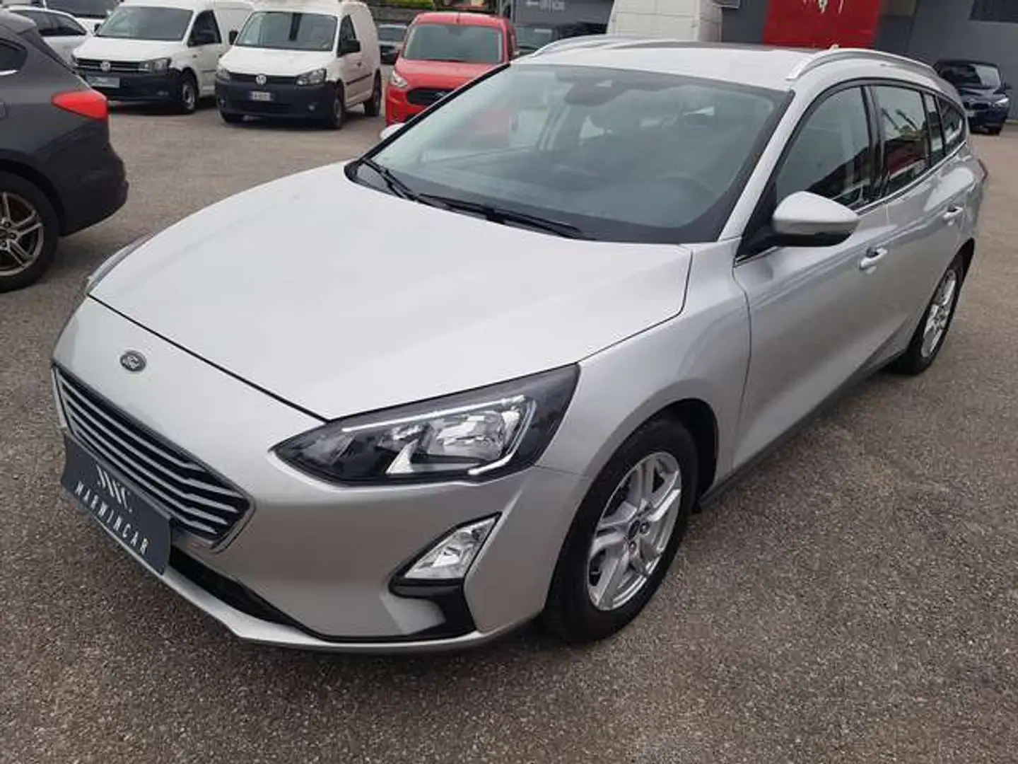 Ford Focus SW 1.5 ecoblue Business s&s 95cv NEOPATENTATI OK Zilver - 1