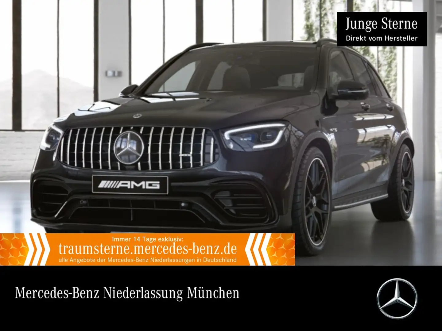 Mercedes-Benz GLC 63 AMG GLC 63 S 4M NIGHT+DRIVERS+PANO+360+MULTIBEAM+9G Schwarz - 1