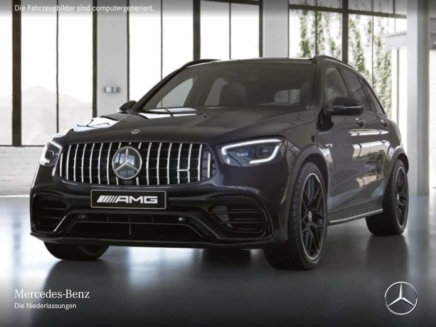 Mercedes-Benz GLC 63 AMG GLC 63 S 4M NIGHT+DRIVERS+PANO+360+MULTIBEAM+9G Schwarz - 2