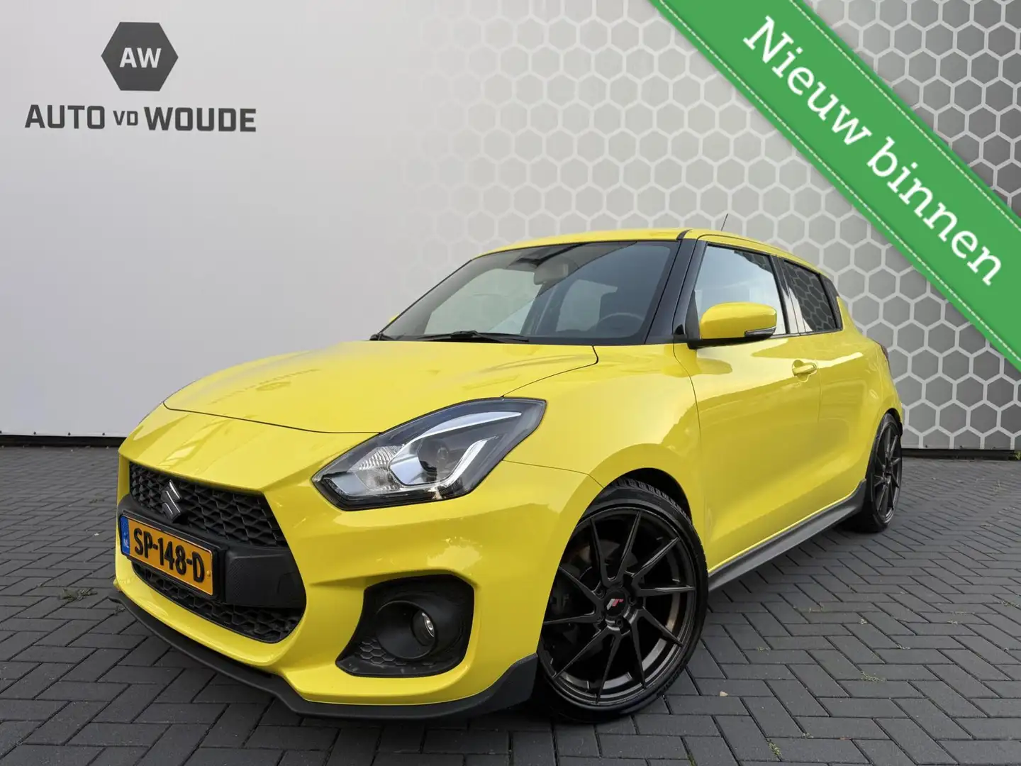Suzuki Swift 1.4 Sport JR Velgen H&R verlaagd Airco Stoelen Geel - 1