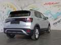 Volkswagen T-Cross 1,0 TSI Life DSG *TEILLEDER, LED, NAVI, ACC* Silber - thumbnail 4