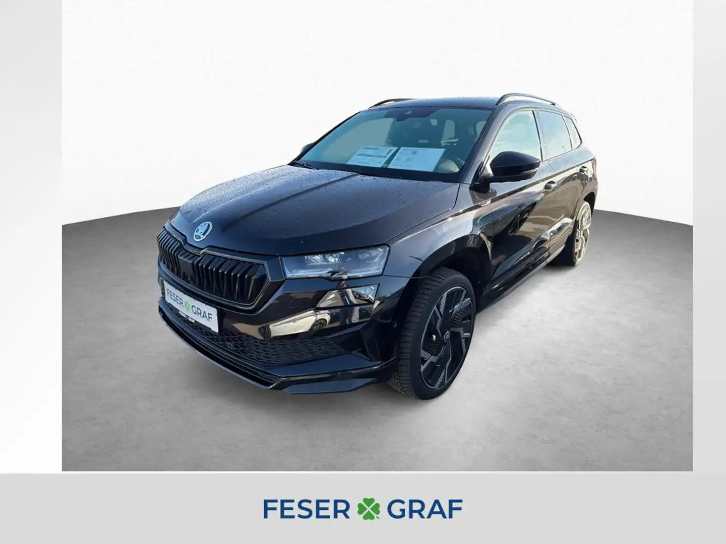 Skoda Karoq 2.0 TSI 7-Gang DSG Sportline 4x4/ACC/360° Schwarz - 1
