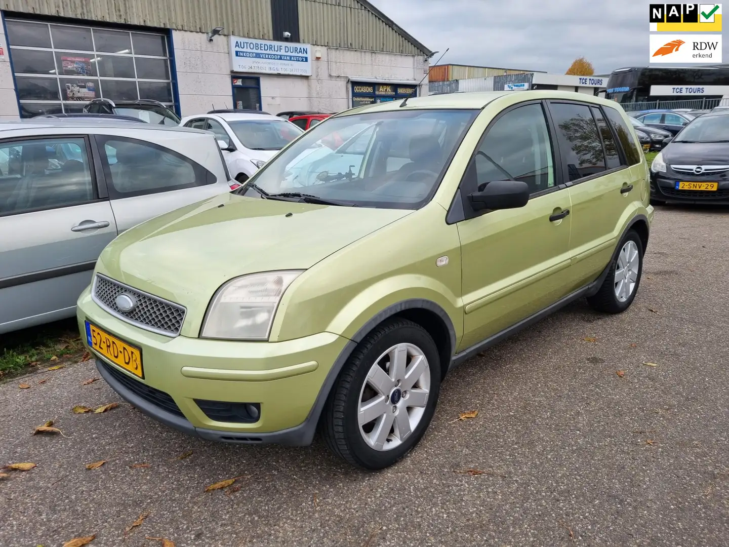 Ford Fusion 1.4-16V Futura 5-Drs Airco! Bj:2005 NAP! Green - 1