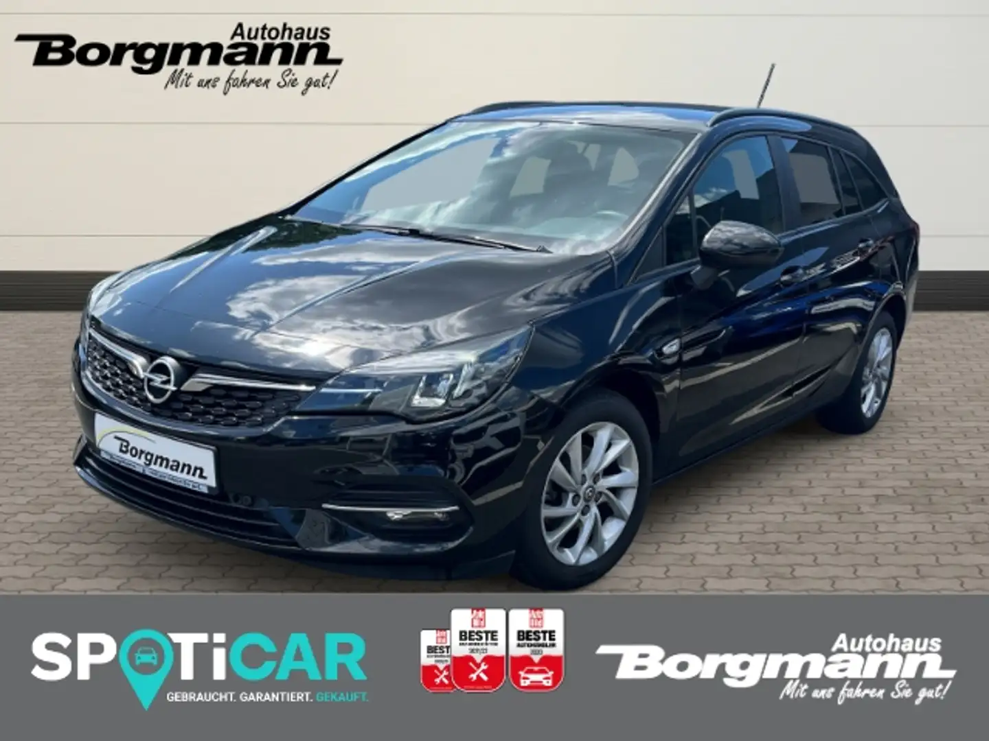 Opel Astra K Sports Tourer Edition Start Stop 1.2 Turbo EU6d Noir - 1