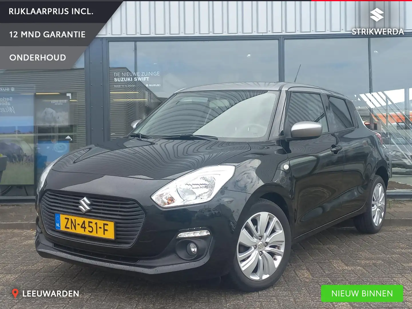 Suzuki Swift 1.2 Select Android auto/ Apple CarPlay Zwart - 1