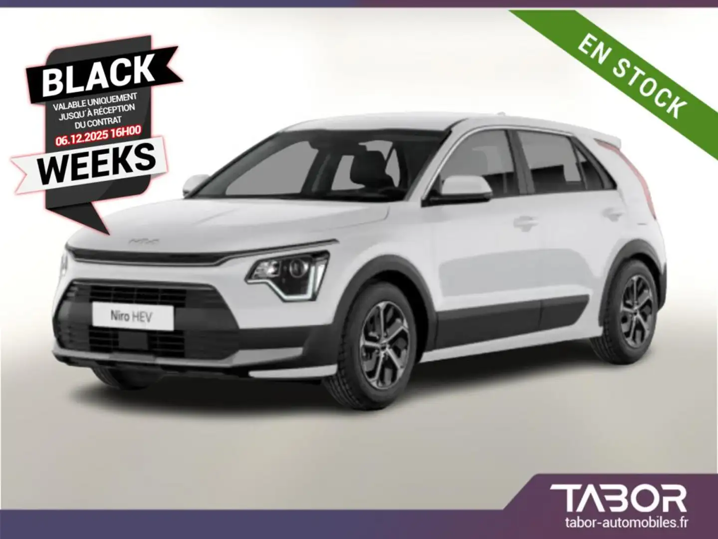 Kia Niro 1.6 Hybrid 130 DCT GPS SHZ Cam Radars Weiß - 1