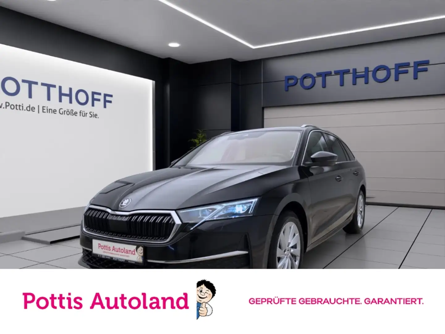 Skoda Octavia Combi 1.5 eTSI DSG SELECTION NAVI SHZG PDC Schwarz - 1