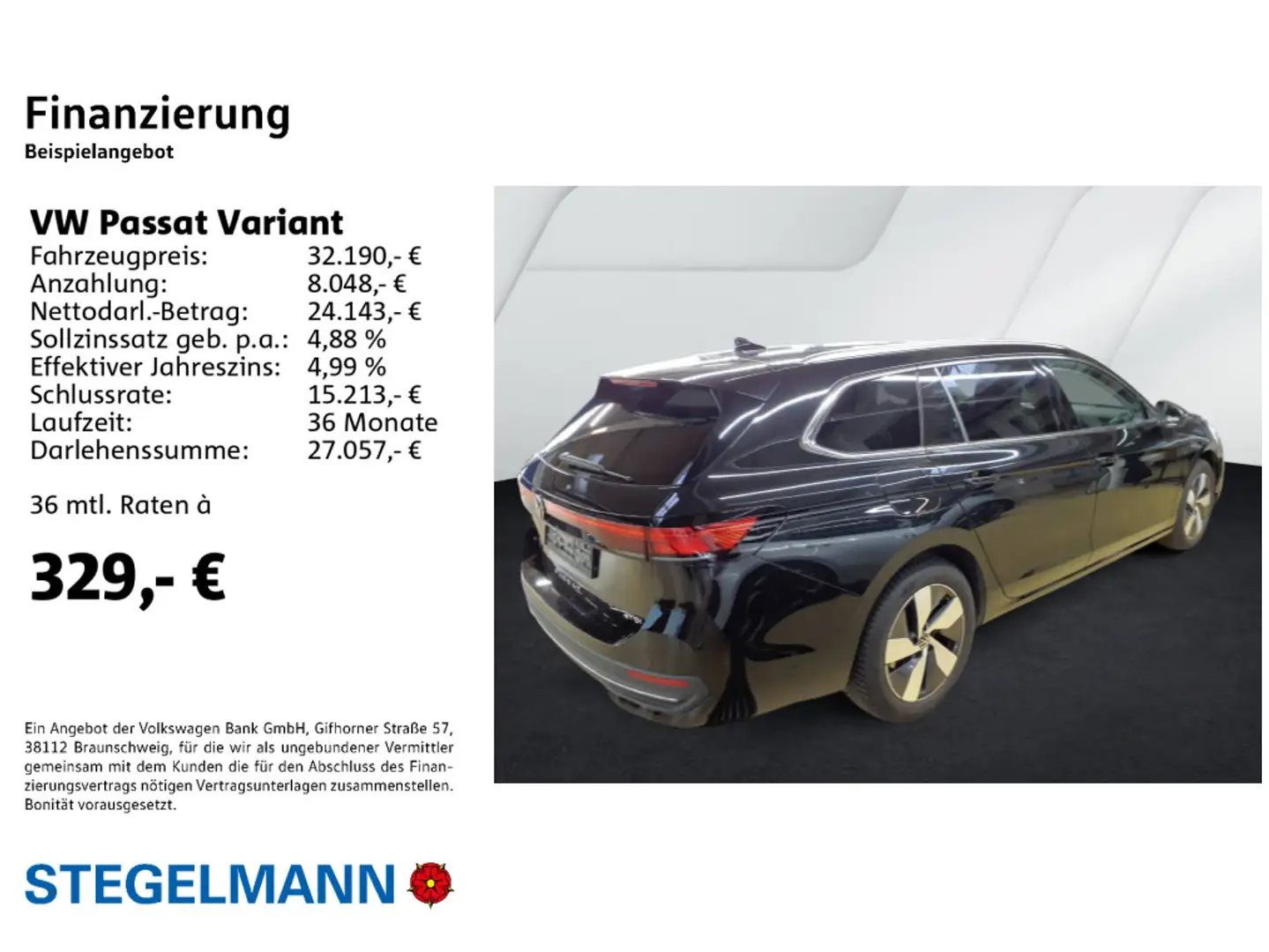 Volkswagen Passat Variant 1.5 eTSI DSG Business *AHK*Kamera Noir - 2